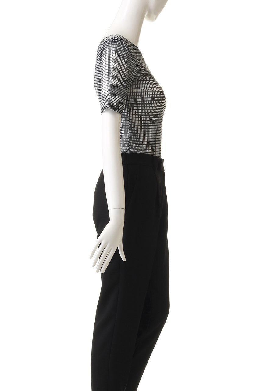 【プランク プロジェクト/PRANK PROJECT】のモアレプリントチュールボディスーツ / Moire Printed Tulle Bodysuit 人気、トレンドファッション・服の通販 founy(ファニー) 　ファッション　Fashion　レディースファッション　Fashion for Women　トップス・カットソー　Cut & Sew Tops　シャツ・ブラウス・オフィスカジュアル　Elegant Blouses & Button-Ups　ロングTシャツ・Tシャツ　Longline T-Shirts & Tees　カットソー・ベーシックTシャツ　Cut-and-Sewn Tops / Stretch Tees & Basics　カッティング　Cutting Detail　ショルダー　Shoulder, Shoulder Strap　ショート　Short, Short Length　シンプル　Simple, Minimal　スリーブ　Sleeve, Long Sleeve / Short Sleeve　スーツ　Suit, Formalwear　フロント　Front, Front Design　プリント　Print, Printed Pattern　other-3|ID: prp329100004891236 ipo3291000000036560213