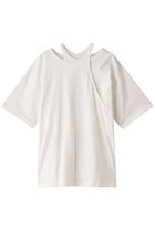 【クラネ/CLANE】のHALTER LAYERED TOPS Tシャツ/カットソー 人気、トレンドファッション・服の通販 founy(ファニー) ファッション Fashion レディースファッション Fashion for Women トップス・カットソー Cut & Sew Tops シャツ・ブラウス・オフィスカジュアル Elegant Blouses & Button-Ups ロングTシャツ・Tシャツ Longline T-Shirts & Tees カットソー・ベーシックTシャツ Cut-and-Sewn Tops / Stretch Tees & Basics カットソー Cut and Sewn Top ショート Short, Short Length スリーブ Sleeve, Long Sleeve / Short Sleeve ボトム Bottoms, Lower Wear thumbnail ホワイト|ID: prp329100004891237 ipo3291000000036560220