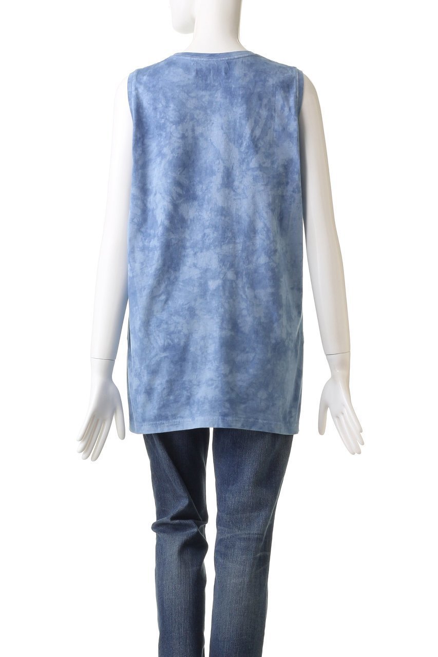 【マリリンムーン/MARILYN MOON】の【WALANCE】タイダイジャージースリーブレスTシャツ 人気、トレンドファッション・服の通販 founy(ファニー) ファッション Fashion レディースファッション Fashion for Women トップス・カットソー Cut & Sew Tops キャミソール&ノースリーブ Camisoles & Sleeveless Tops シャツ・ブラウス・オフィスカジュアル Elegant Blouses & Button-Ups ロングTシャツ・Tシャツ Longline T-Shirts & Tees カットソー・ベーシックTシャツ Cut-and-Sewn Tops / Stretch Tees & Basics キャミソール Camisole, Spaghetti Strap Top シンプル Simple, Minimal スリーブ Sleeve, Long Sleeve / Short Sleeve タンク Tank Top, Sleeveless Top ハンド Hand, Handmade other-4|ID: prp329100004891239 ipo3291000000036560297