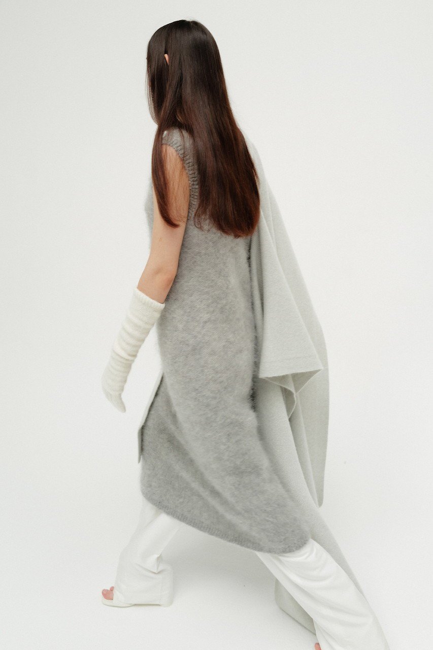 【セアン/SCEARN】のMELANGE KNIT Knit Tank Dress/ドレス 人気、トレンドファッション・服の通販 founy(ファニー) 　ファッション　Fashion　レディースファッション　Fashion for Women　ワンピース　Dresses　フォーマル・パーティードレス・結婚式用ドレス　Elegant & Casual Dresses　チュニック　Tunic Tops & Dresses　ウォーム　Warm Fabric　チュニック　Tunic, Long Top　ドレス　Dress, One-Piece　ノースリーブ　Sleeveless, No-Sleeve　ロング　Long, Long-Length　A/W・秋冬　Autumn/Winter　other-6|ID: prp329100004891292 ipo3291000000036560891