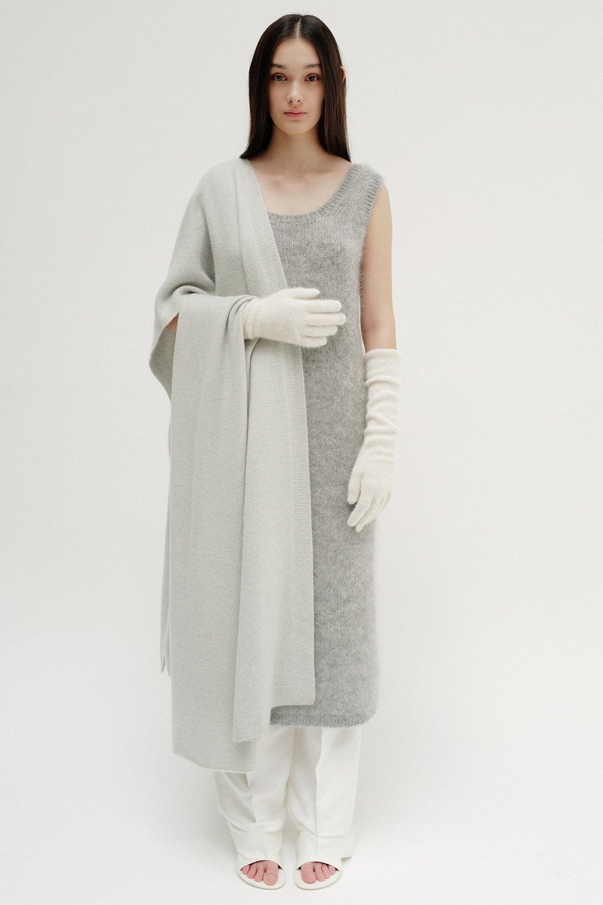 【セアン/SCEARN】のMELANGE KNIT Knit Tank Dress/ドレス 人気、トレンドファッション・服の通販 founy(ファニー) 　ファッション　Fashion　レディースファッション　Fashion for Women　ワンピース　Dresses　フォーマル・パーティードレス・結婚式用ドレス　Elegant & Casual Dresses　チュニック　Tunic Tops & Dresses　ウォーム　Warm Fabric　チュニック　Tunic, Long Top　ドレス　Dress, One-Piece　ノースリーブ　Sleeveless, No-Sleeve　ロング　Long, Long-Length　A/W・秋冬　Autumn/Winter　other-7|ID: prp329100004891292 ipo3291000000036560892