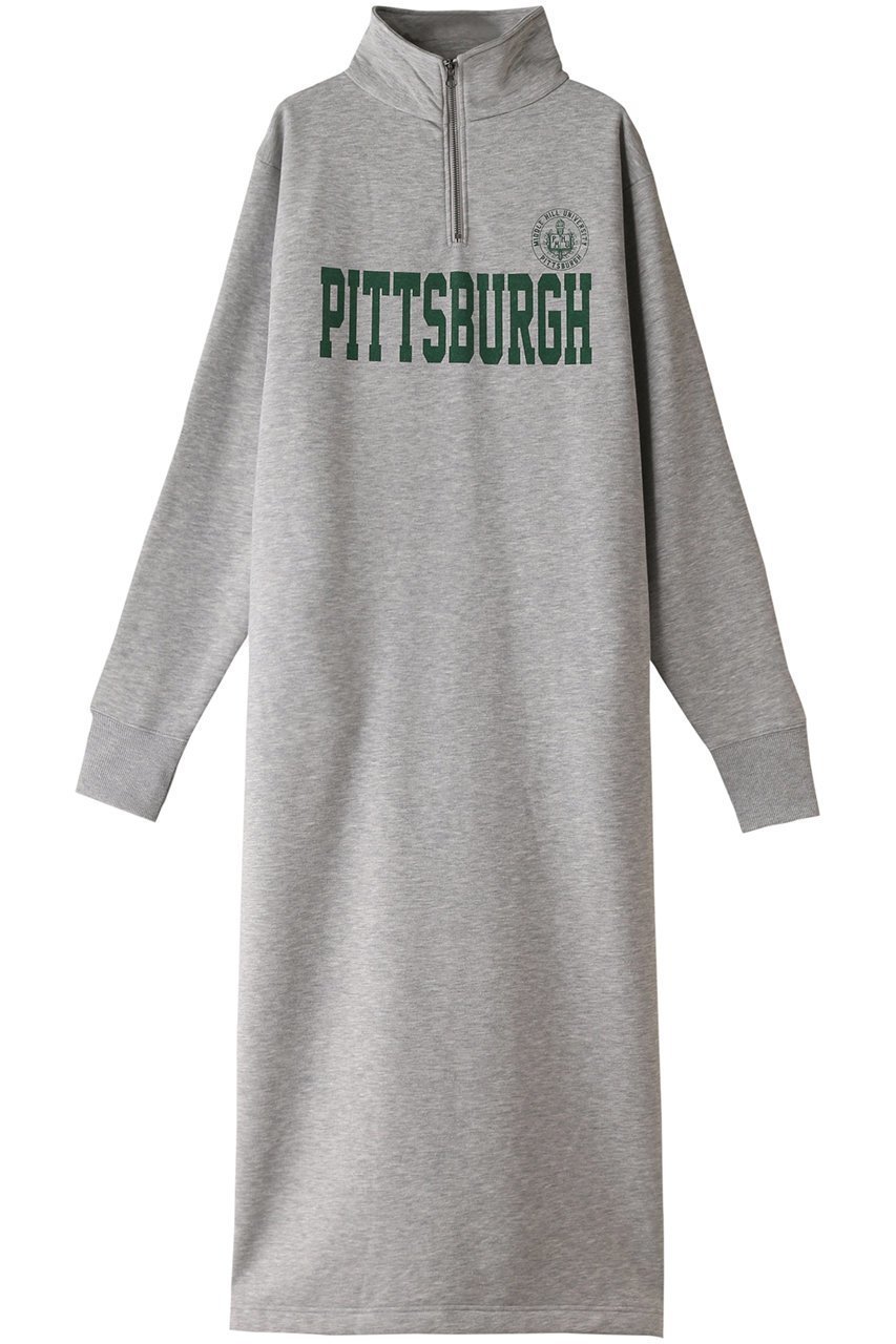 【エリオポール/heliopole】の【GOOD ROCK SPEED】HN ZIP SWEAT ワンピース インテリア・キッズ・メンズ・レディースファッション・服の通販 founy(ファニー) 　ファッション　Fashion　レディースファッション　Fashion for Women　ワンピース　Dresses　チュニック　Tunic Tops & Dresses　スウェット / スエット　Sweatshirt, Sweatwear　チュニック　Tunic, Long Top　ロング　Long, Long-Length　定番　Standard, Basic Item　ライトグレー|ID: prp329100004891324 ipo3291000000036561380