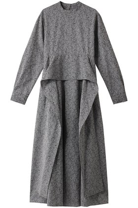 【クラネ/CLANE】 2WAY JAQUARD ONE PIECE/ワンピース人気、トレンドファッション・服の通販 founy(ファニー) ファッション Fashion レディースファッション Fashion for Women ワンピース Dresses チュニック Tunic Tops & Dresses ジャカード／ジャガード Jacquard, Woven Pattern チュニック Tunic, Long Top ビスチェ Bustier, Corset Top マキシ Maxi, Full Length リボン Ribbon, Bow ロング Long, Long-Length エレガント 上品 Elegant |ID:prp329100004891327