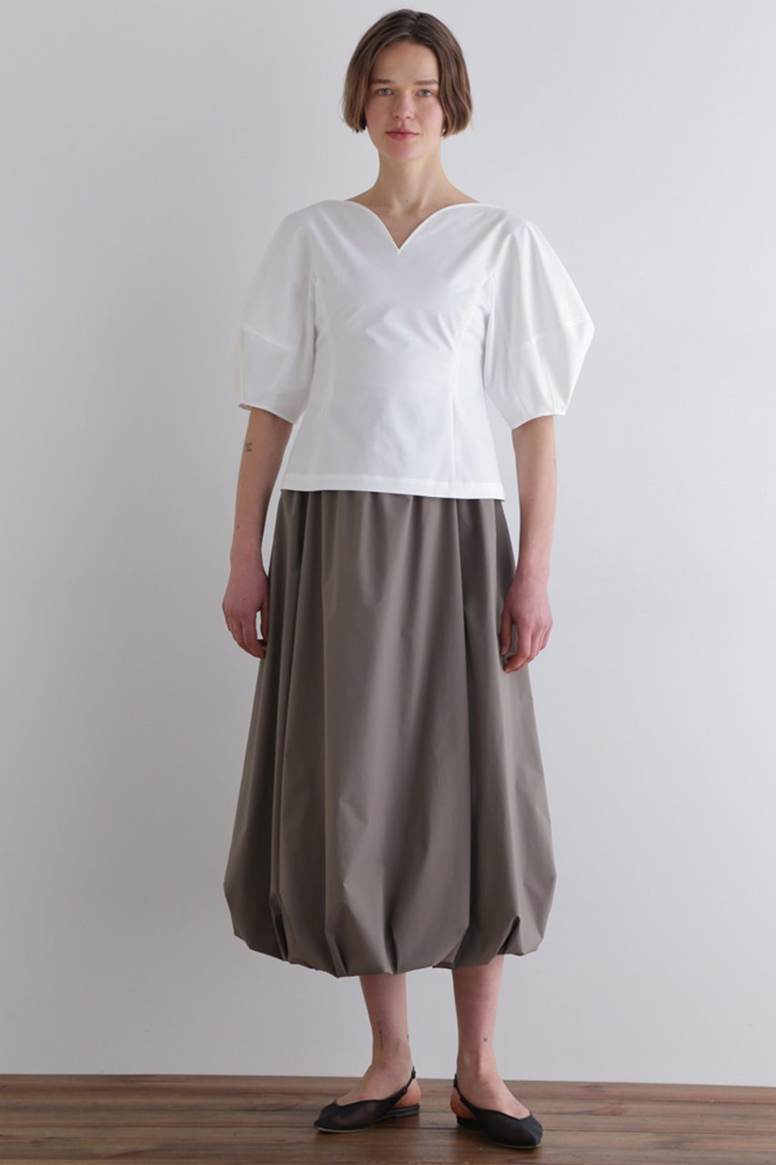 【ル フィル/LE PHIL】のSOLOTEXブロードスカート 大人の最旬トレンドファッション＆コーディネート founy(ファウニー) 　ファッション　Fashion　レディースファッション　Fashion for Women　スカート　Skirts　ロングスカート　Long Skirts / Maxi & Midi Skirts　トレンド　Trend, Trending Now　バルーン　Balloon, Balloon Silhouette　ブルゾン　Blouson, Bomber Jacket　ブロード　Broadcloth, Fine Cotton　ベーシック　Basic, Essential　モダン　Modern, Contemporary　ロング　Long, Long-Length　今季　This Season, Current Season　other-6|ID: prp329100004891468 ipo3291000000036563022