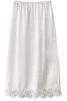 【ジェイドット/j.】のトリアセサテン裾レーススカート 人気、トレンドファッション・服の通販 founy(ファニー) ファッション Fashion レディースファッション Fashion for Women スカート Skirts ロングスカート Long Skirts / Maxi & Midi Skirts エレガント 上品 Elegant スリット Slit, Slit Detail フェミニン Feminine, Girly ラグジュアリー Luxury, Elegant レース Lace, Lace Fabric ロング Long, Long-Length |ID:prp329100004891480