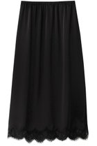 【ジェイドット/j.】のトリアセサテン裾レーススカート 人気、トレンドファッション・服の通販 founy(ファニー) ファッション Fashion レディースファッション Fashion for Women スカート Skirts ロングスカート Long Skirts / Maxi & Midi Skirts エレガント 上品 Elegant スリット Slit, Slit Detail フェミニン Feminine, Girly ラグジュアリー Luxury, Elegant レース Lace, Lace Fabric ロング Long, Long-Length thumbnail ブラック|ID: prp329100004891480 ipo3291000000036563123