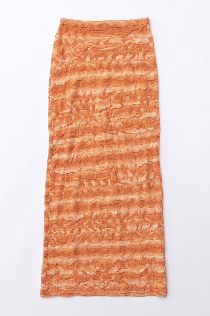 【メゾンスペシャル/MAISON SPECIAL】のBumpy Splashed Pattern Knit Tight Skirt/デコボコカスリニットタイトスカート インテリア・キッズ・メンズ・レディースファッション・服の通販 founy(ファウニー) ファッション Fashion レディースファッション Fashion for Women スカート Skirts ロングスカート Long Skirts / Maxi & Midi Skirts ウォッシャブル Machine Washable オレンジ Orange セットアップ Set-Up, Coordinated Outfit タイトスカート Pencil Skirt, Tight Skirt バランス Balance, Style Balance ロング Long, Long-Length おすすめ Recommended / Our Picks 夏 Summer ORG(オレンジ)|ID: prp329100004891506 ipo3291000000036563416