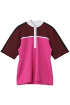 【エンフォルド/ENFOLD】のZIP BICOLOR PULLOVER/プルオーバー ピンク|ID: prp329100004891548 ipo3291000000036563788