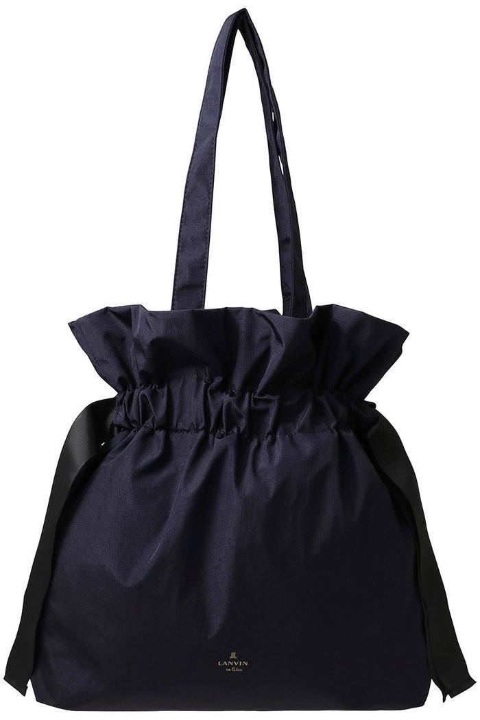 【ランバン オン ブルー/LANVIN en Bleu】のグログランギャザートートバッグ インテリア・キッズ・メンズ・レディースファッション・服の通販 founy(ファニー) https://founy.com/ ファッション Fashion レディースファッション Fashion for Women バッグ Bags おすすめ Recommended / Our Picks ワーク Workwear, Utility Style 巾着 Drawstring Bag, Kinchaku 旅行 Travel |ID: prp329100004891649 ipo3291000000036564417