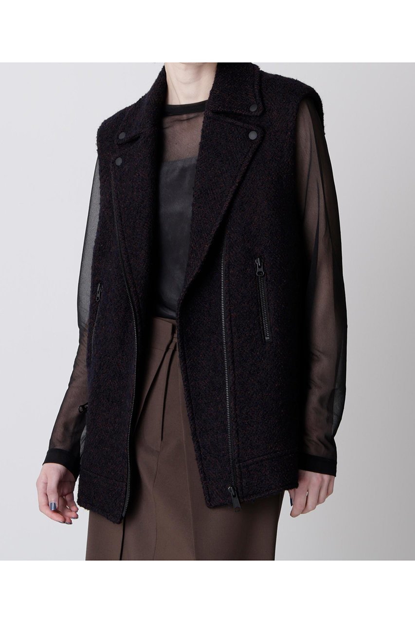 【ヒューエルミュージアム/hueLe Museum】の【hLM】ループヘリンボーンツイードジレ 人気、トレンドファッション・服の通販 founy(ファニー) ファッション Fashion レディースファッション Fashion for Women アウター Coat / Outerwear Collection レディースジャケット・軽アウター Jackets おすすめ Recommended / Our Picks エレガント 上品 Elegant クラシック Classic, Timeless Style ジャケット Jacket, Outerwear ツイード Twill, Twill Weave デニム Denim, Jeans Material other-4|ID: prp329100004891682 ipo3291000000036564630