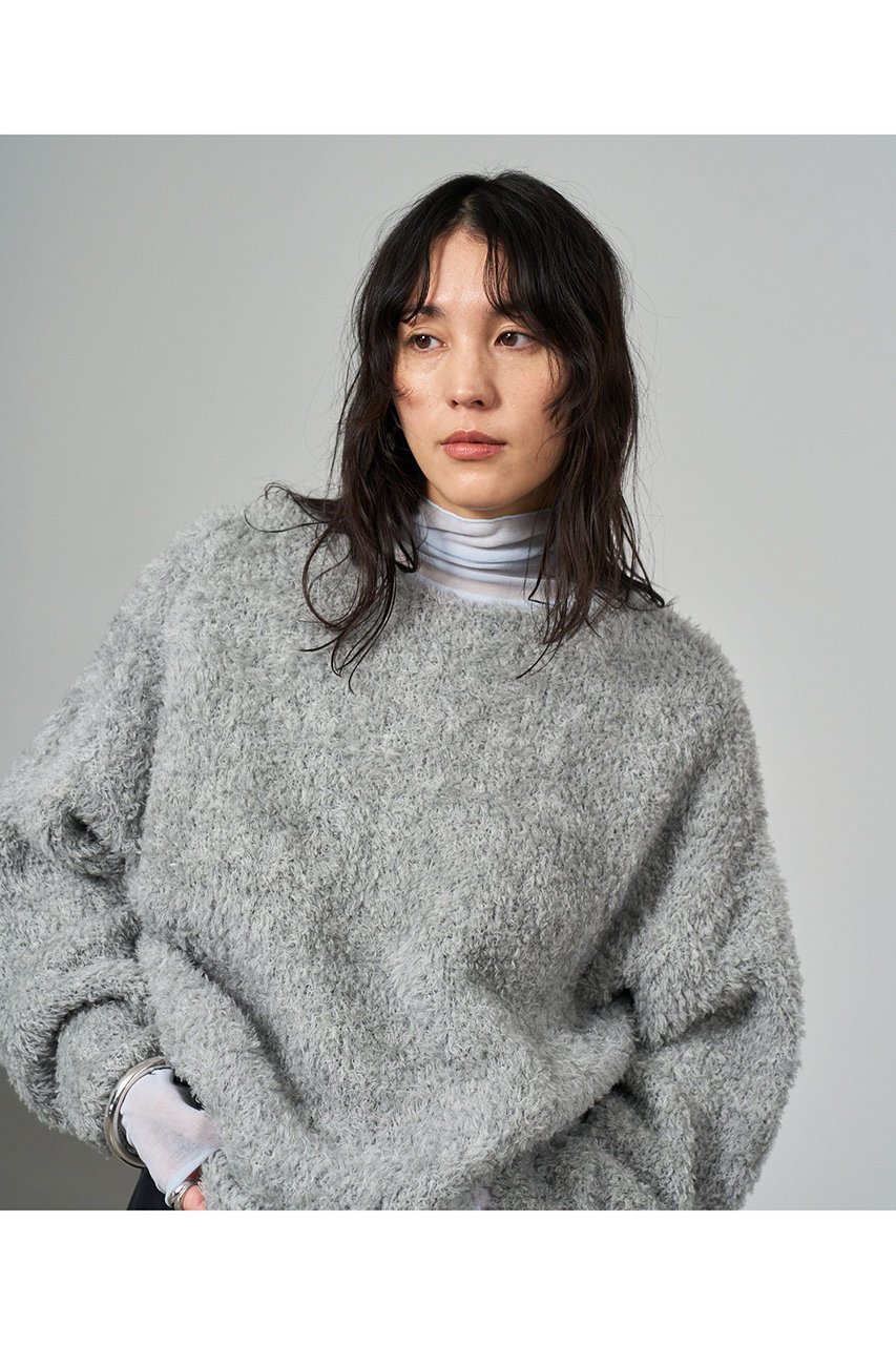 【カオス/Chaos】のペルシアモールニットプルオーバー インテリア・キッズ・メンズ・レディースファッション・服の通販 founy(ファウニー) 　ファッション　Fashion　レディースファッション　Fashion for Women　トップス・カットソー　Cut & Sew Tops　ニット　Knit Tops & Sweaters　カジュアルプルオーバー・ニットトップス　Pullovers & Knit Tops / Casual Pullovers　シンプル　Simple, Minimal　トップグレー|ID: prp329100004891699 ipo3291000000036564677