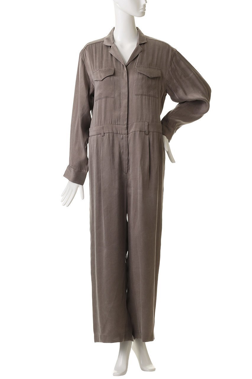 【ガリャルダガランテ/GALLARDAGALANTE】のオープンカラージャンプスーツ 人気、トレンドファッション・服の通販 founy(ファニー) 　ファッション　Fashion　レディースファッション　Fashion for Women　パンツ　Pants & Trousers　おすすめ　Recommended / Our Picks　カットソー　Cut and Sewn Top　スーツ　Suit, Formalwear　other-2|ID: prp329100004891731 ipo3291000000036564813