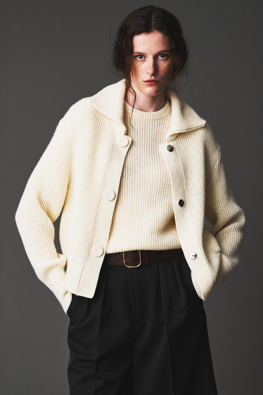 【オブリオ/AUBRIOT】のバルキーヤーン カーディガン インテリア・キッズ・メンズ・レディースファッション・服の通販 founy(ファウニー) 　ファッション　Fashion　レディースファッション　Fashion for Women　トップス・カットソー　Cut & Sew Tops　ニット　Knit Tops & Sweaters　カーディガン・羽織り　Layered Style Cardigans　カーディガン　Cardigan, Knitwear　ボックス　Boxy, Box Shape　オフホワイト|ID: prp329100004891751 ipo3291000000036564931