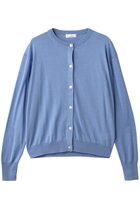 【ジェイドット/j.】の綿シルクニットクルーカーディガン 人気、トレンドファッション・服の通販 founy(ファニー) ファッション Fashion レディースファッション Fashion for Women トップス・カットソー Cut & Sew Tops ニット Knit Tops & Sweaters カーディガン・羽織り Layered Style Cardigans カーディガン Cardigan, Knitwear シルク Silk, 100% Silk ベーシック Basic, Essential エレガント 上品 Elegant thumbnail ブルー|ID: prp329100004891772 ipo3291000000036565087