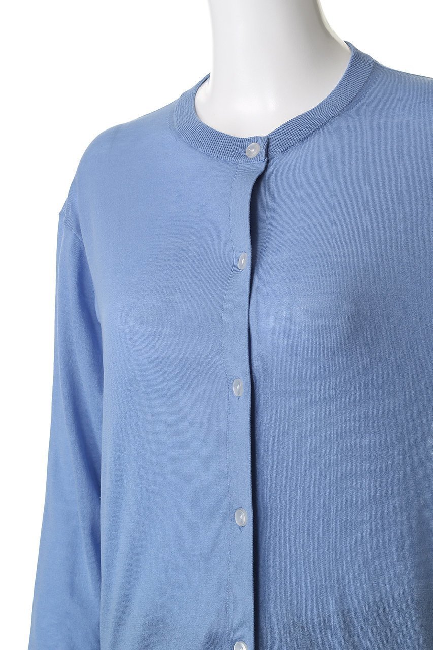 【ジェイドット/j.】の綿シルクニットクルーカーディガン 人気、トレンドファッション・服の通販 founy(ファニー) 　ファッション　Fashion　レディースファッション　Fashion for Women　トップス・カットソー　Cut & Sew Tops　ニット　Knit Tops & Sweaters　カーディガン・羽織り　Layered Style Cardigans　カーディガン　Cardigan, Knitwear　シルク　Silk, 100% Silk　ベーシック　Basic, Essential　エレガント 上品　Elegant　other-5|ID: prp329100004891772 ipo3291000000036565091