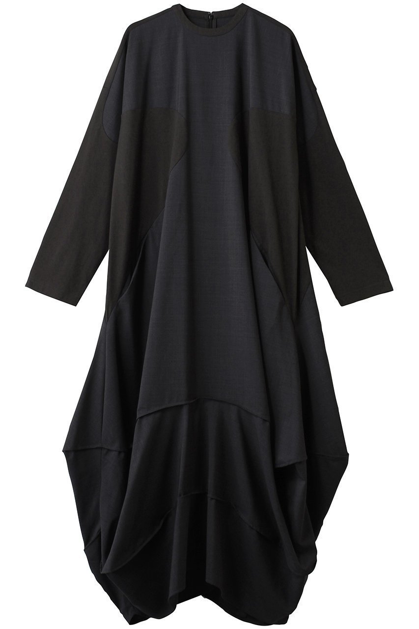【エンフォルド/ENFOLD】のSILHOUETTE DOCKING DRESS ドレス 人気、トレンドファッション・服の通販 founy(ファニー) 　ファッション　Fashion　レディースファッション　Fashion for Women　ワンピース　Dresses　フォーマル・パーティードレス・結婚式用ドレス　Elegant & Casual Dresses　チュニック　Tunic Tops & Dresses　カットソー　Cut and Sewn Top　シェイプ　Shape, Slim Fit　ストレッチ　Stretch, Stretchy Fabric　チュニック　Tunic, Long Top　ドッキング　Docking, Mixed Material　ドレス　Dress, One-Piece　リメイク　Remake, Reconstructed　ロング　Long, Long-Length　 other-1|ID: prp329100004891783 ipo3291000000036565168