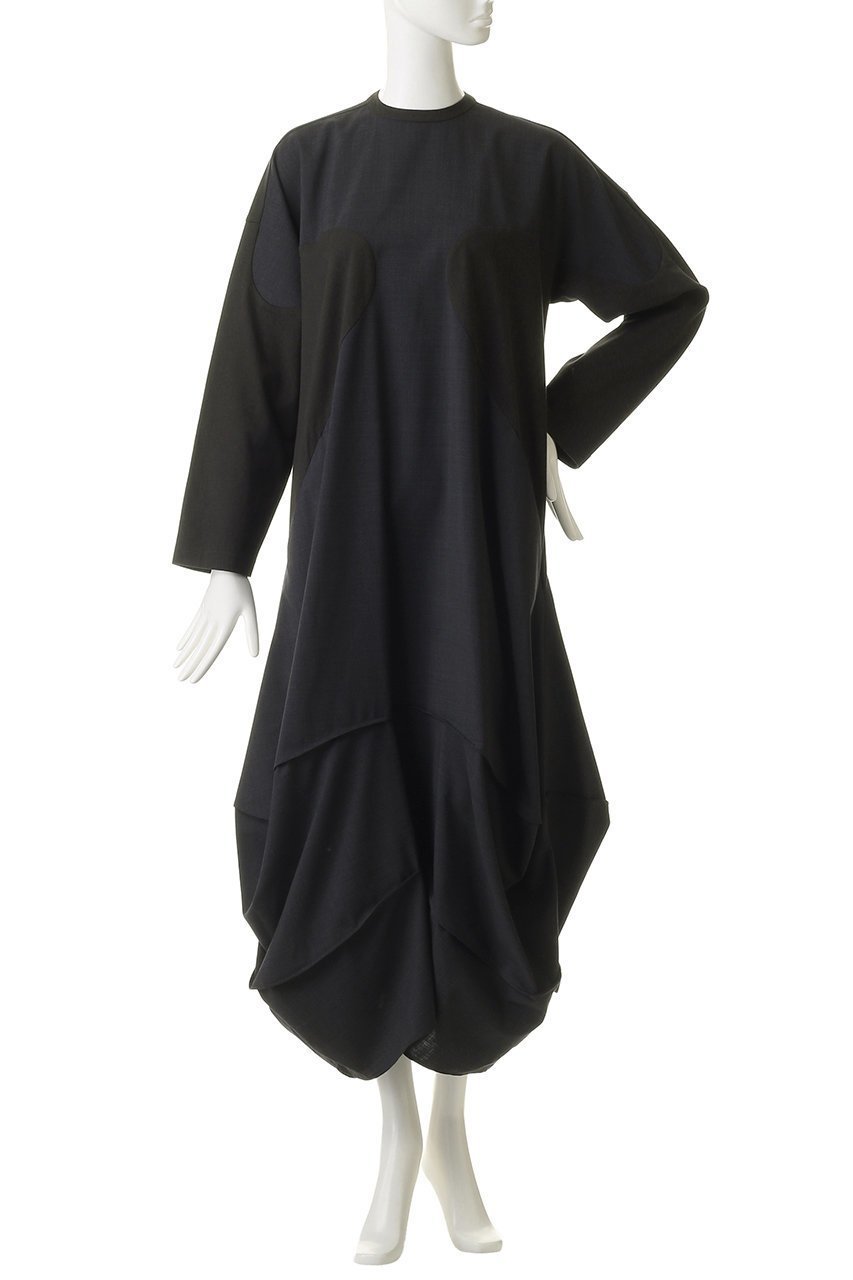 【エンフォルド/ENFOLD】のSILHOUETTE DOCKING DRESS ドレス 人気、トレンドファッション・服の通販 founy(ファニー) 　ファッション　Fashion　レディースファッション　Fashion for Women　ワンピース　Dresses　フォーマル・パーティードレス・結婚式用ドレス　Elegant & Casual Dresses　チュニック　Tunic Tops & Dresses　カットソー　Cut and Sewn Top　シェイプ　Shape, Slim Fit　ストレッチ　Stretch, Stretchy Fabric　チュニック　Tunic, Long Top　ドッキング　Docking, Mixed Material　ドレス　Dress, One-Piece　リメイク　Remake, Reconstructed　ロング　Long, Long-Length　other-2|ID: prp329100004891783 ipo3291000000036565170