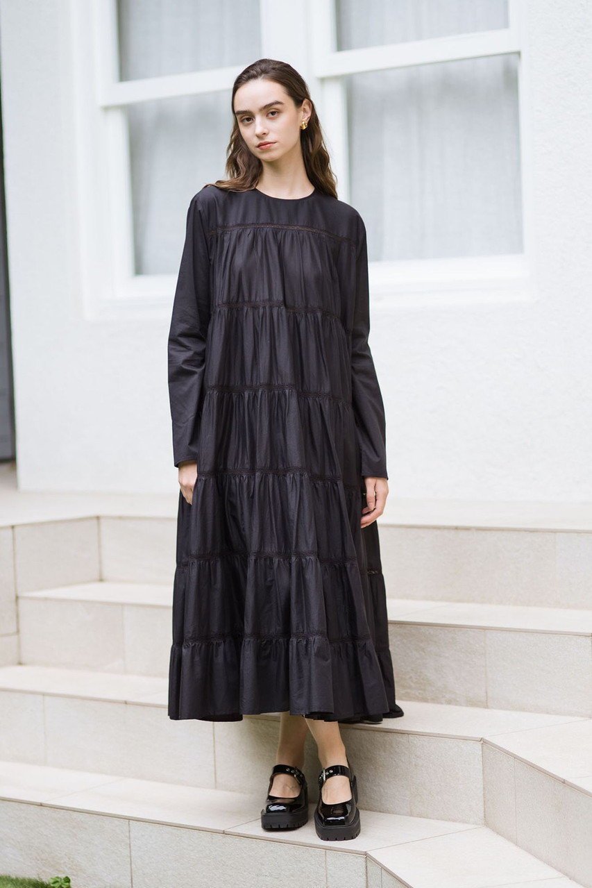 【マーレット/MERLETTE】のMAIDA COTTON LAWN ティアードマキシドレス 人気、トレンドファッション・服の通販 founy(ファニー) 　ファッション　Fashion　レディースファッション　Fashion for Women　ワンピース　Dresses　フォーマル・パーティードレス・結婚式用ドレス　Elegant & Casual Dresses　チュニック　Tunic Tops & Dresses　チュニック　Tunic, Long Top　ドレス　Dress, One-Piece　マキシ　Maxi, Full Length　リゾート　Resort, Vacation Style　エレガント 上品　Elegant　定番　Standard, Basic Item　other-7|ID: prp329100004891787 ipo3291000000036565204