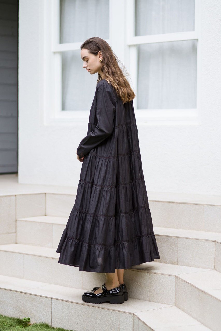 【マーレット/MERLETTE】のMAIDA COTTON LAWN ティアードマキシドレス 人気、トレンドファッション・服の通販 founy(ファニー) 　ファッション　Fashion　レディースファッション　Fashion for Women　ワンピース　Dresses　フォーマル・パーティードレス・結婚式用ドレス　Elegant & Casual Dresses　チュニック　Tunic Tops & Dresses　チュニック　Tunic, Long Top　ドレス　Dress, One-Piece　マキシ　Maxi, Full Length　リゾート　Resort, Vacation Style　エレガント 上品　Elegant　定番　Standard, Basic Item　other-8|ID: prp329100004891787 ipo3291000000036565205