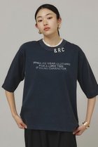 【カレンソロジー/Curensology】の【UNIVERSAL OVERALL】別注ショートスリーブTシャツ 人気、トレンドファッション・服の通販 founy(ファニー) ファッション Fashion レディースファッション Fashion for Women トップス・カットソー Cut & Sew Tops シャツ・ブラウス・オフィスカジュアル Elegant Blouses & Button-Ups ロングTシャツ・Tシャツ Longline T-Shirts & Tees カットソー・ベーシックTシャツ Cut-and-Sewn Tops / Stretch Tees & Basics クラッシュ Distressed, Crashed Style ショート Short, Short Length スペシャル Special, Limited Edition スリーブ Sleeve, Long Sleeve / Short Sleeve バランス Balance, Style Balance 別注 Limited Edition, Custom Order thumbnail ネイビー|ID: prp329100004891807 ipo3291000000036565406