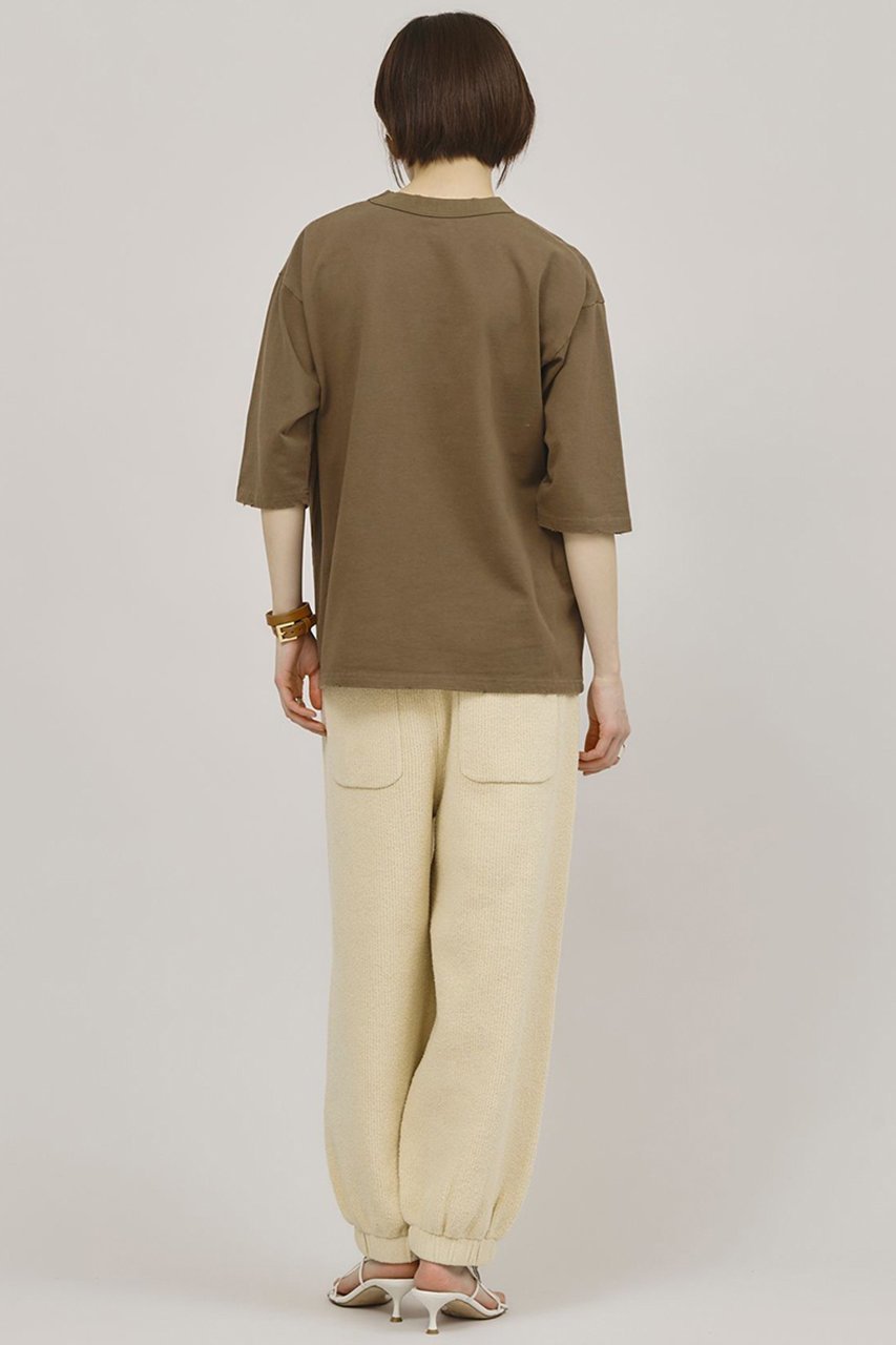 【カレンソロジー/Curensology】の【UNIVERSAL OVERALL】別注ショートスリーブTシャツ 人気、トレンドファッション・服の通販 founy(ファニー) 　ファッション　Fashion　レディースファッション　Fashion for Women　トップス・カットソー　Cut & Sew Tops　シャツ・ブラウス・オフィスカジュアル　Elegant Blouses & Button-Ups　ロングTシャツ・Tシャツ　Longline T-Shirts & Tees　カットソー・ベーシックTシャツ　Cut-and-Sewn Tops / Stretch Tees & Basics　クラッシュ　Distressed, Crashed Style　ショート　Short, Short Length　スペシャル　Special, Limited Edition　スリーブ　Sleeve, Long Sleeve / Short Sleeve　バランス　Balance, Style Balance　別注　Limited Edition, Custom Order　other-8|ID: prp329100004891807 ipo3291000000036565418