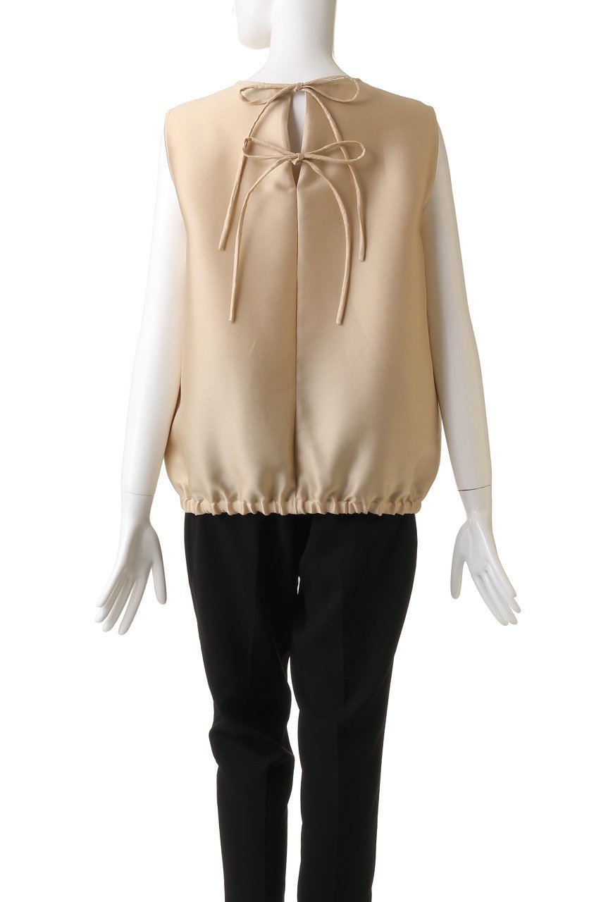 【ジェイドット/j.】のオクタダブルクロスバックリボンブラウス 人気、トレンドファッション・服の通販 founy(ファニー) 　ファッション　Fashion　レディースファッション　Fashion for Women　トップス・カットソー　Cut & Sew Tops　キャミソール&ノースリーブ　Camisoles & Sleeveless Tops　シャツ・ブラウス・オフィスカジュアル　Elegant Blouses & Button-Ups　シルク　Silk, 100% Silk　ノースリーブ　Sleeveless, No-Sleeve　バルーン　Balloon, Balloon Silhouette　リボン　Ribbon, Bow　夏　Summer　春　Spring　S/S・春夏　SS, Spring/Summer, Warm Season　other-4|ID: prp329100004891812 ipo3291000000036565478