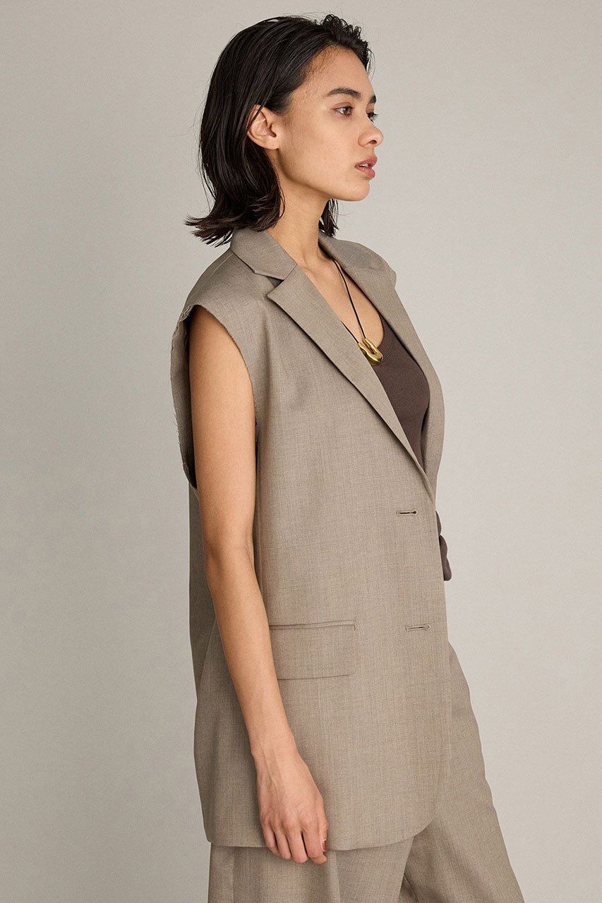 【ブリル/BRILL】のテーラージレ 人気、トレンドファッション・服の通販 founy(ファニー) 　ファッション　Fashion　レディースファッション　Fashion for Women　アウター　Coat / Outerwear Collection　レディースジャケット・軽アウター　Jackets　アウトドア　Outdoor Clothing　ジャケット　Jacket, Outerwear　スポーツ　Sports, Activewear　バランス　Balance, Style Balance　ベスト　Vest, Waistcoat　リメイク　Remake, Reconstructed　other-2|ID: prp329100004891814 ipo3291000000036565494