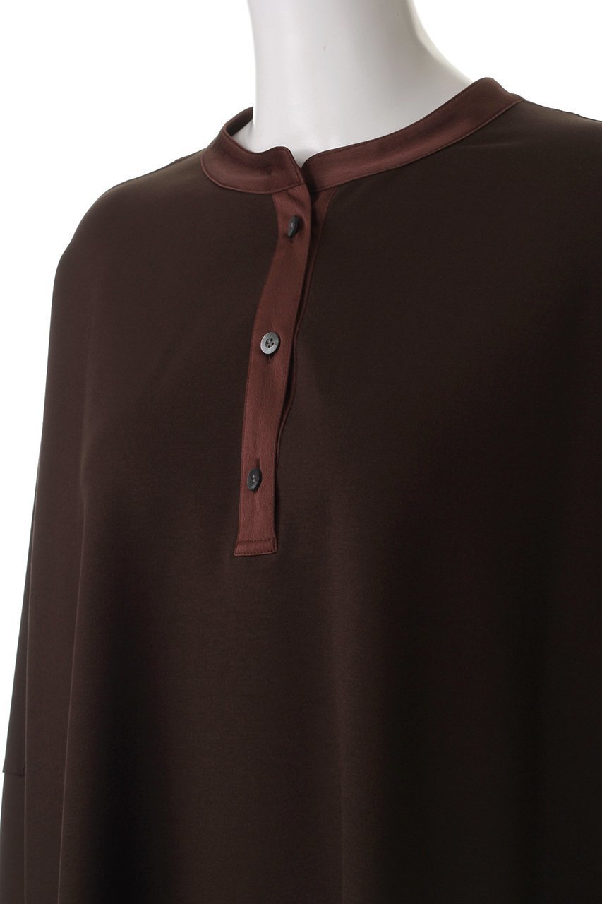 【ル フィル/LE PHIL】のヴィスポンチトップス 人気、トレンドファッション・服の通販 founy(ファニー) 　ファッション　Fashion　レディースファッション　Fashion for Women　トップス・カットソー　Cut & Sew Tops　シャツ・ブラウス・オフィスカジュアル　Elegant Blouses & Button-Ups　ロングTシャツ・Tシャツ　Longline T-Shirts & Tees　カットソー・ベーシックTシャツ　Cut-and-Sewn Tops / Stretch Tees & Basics　エレガント 上品　Elegant　サテン　Satin, Glossy Fabric　スリーブ　Sleeve, Long Sleeve / Short Sleeve　パターン　Pattern, Design Print　ビッグ　Big, Oversized　ボトム　Bottoms, Lower Wear　ロング　Long, Long-Length　other-5|ID: prp329100004891841 ipo3291000000036565781