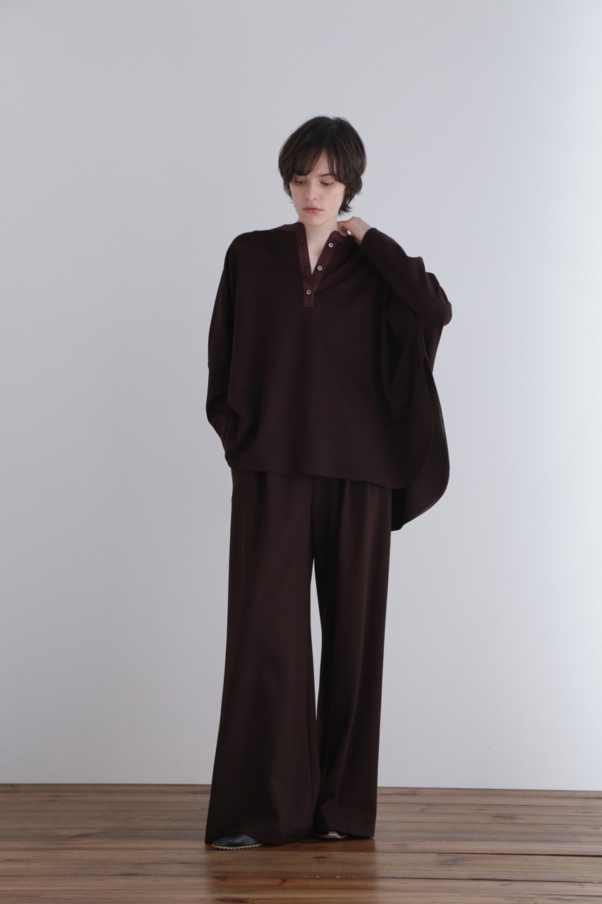 【ル フィル/LE PHIL】のヴィスポンチトップス 人気、トレンドファッション・服の通販 founy(ファニー) 　ファッション　Fashion　レディースファッション　Fashion for Women　トップス・カットソー　Cut & Sew Tops　シャツ・ブラウス・オフィスカジュアル　Elegant Blouses & Button-Ups　ロングTシャツ・Tシャツ　Longline T-Shirts & Tees　カットソー・ベーシックTシャツ　Cut-and-Sewn Tops / Stretch Tees & Basics　エレガント 上品　Elegant　サテン　Satin, Glossy Fabric　スリーブ　Sleeve, Long Sleeve / Short Sleeve　パターン　Pattern, Design Print　ビッグ　Big, Oversized　ボトム　Bottoms, Lower Wear　ロング　Long, Long-Length　other-6|ID: prp329100004891841 ipo3291000000036565782