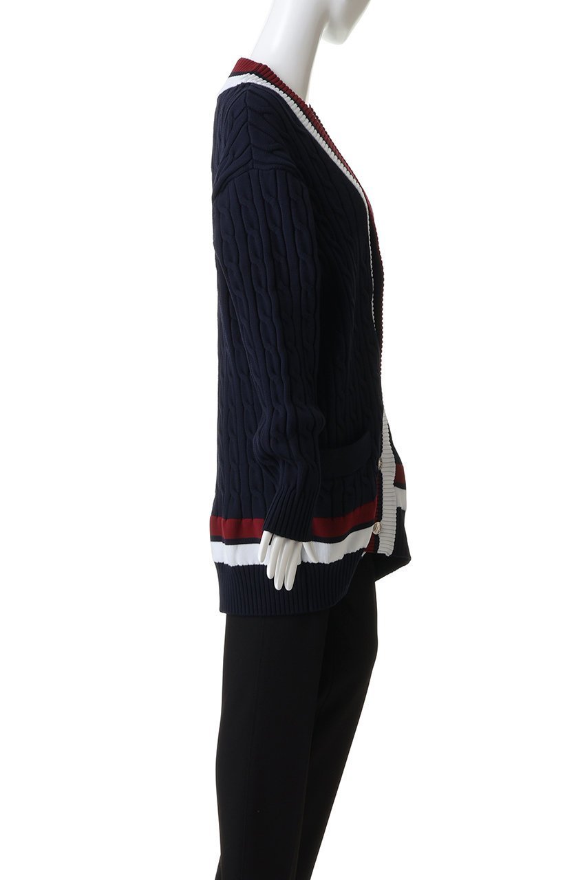 【マディソンブルー/MADISONBLUE】のTENNIS SWEATER CD セーター カーディガン 大人の最旬トレンドファッション＆コーディネート founy(ファウニー) 　ファッション　Fashion　レディースファッション　Fashion for Women　トップス・カットソー　Cut & Sew Tops　ニット　Knit Tops & Sweaters　カーディガン・羽織り　Layered Style Cardigans　レディースパーカー・カジュアルフーディー　Casual Hoodies & Sweatshirts　スウェット・クルーネックトップス　Sweatshirts & Crewnecks / Relaxed Fit Sweat Tops　カーディガン　Cardigan, Knitwear　スポーティ　Sporty, Casual Athletic　セーター　Sweater, Knitwear　ビッグ　Big, Oversized　other-3|ID: prp329100004891879 ipo3291000000036566097