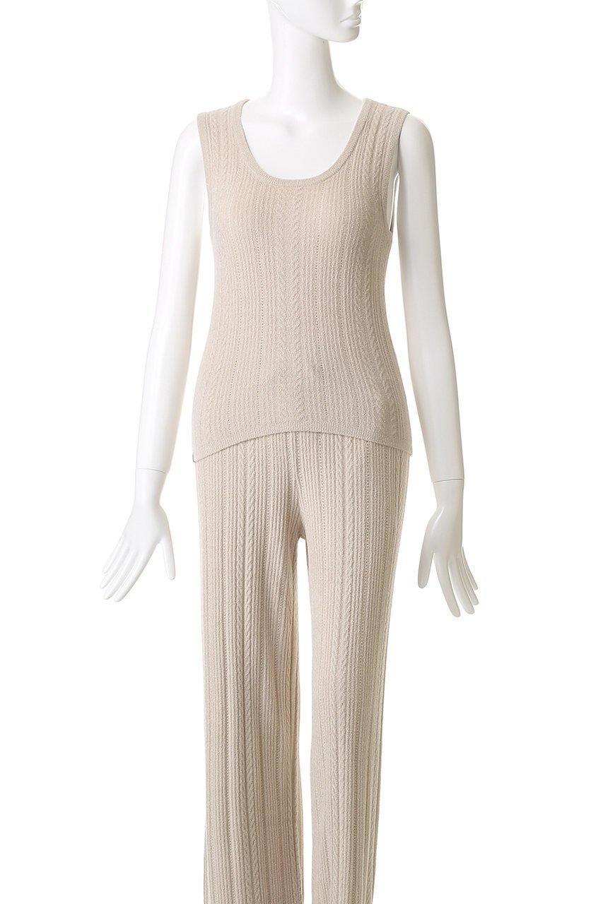 【ベアフット ドリームズ/BAREFOOT DREAMS】のコージーシックウルトラライト ケーブル ニット タンクトップ 人気、トレンドファッション・服の通販 founy(ファニー) 　ファッション　Fashion　レディースファッション　Fashion for Women　トップス・カットソー　Cut & Sew Tops　ニット　Knit Tops & Sweaters　カジュアルプルオーバー・ニットトップス　Pullovers & Knit Tops / Casual Pullovers　タンク　Tank Top, Sleeveless Top　バランス　Balance, Style Balance　フェミニン　Feminine, Girly　other-2|ID: prp329100004891891 ipo3291000000036566196