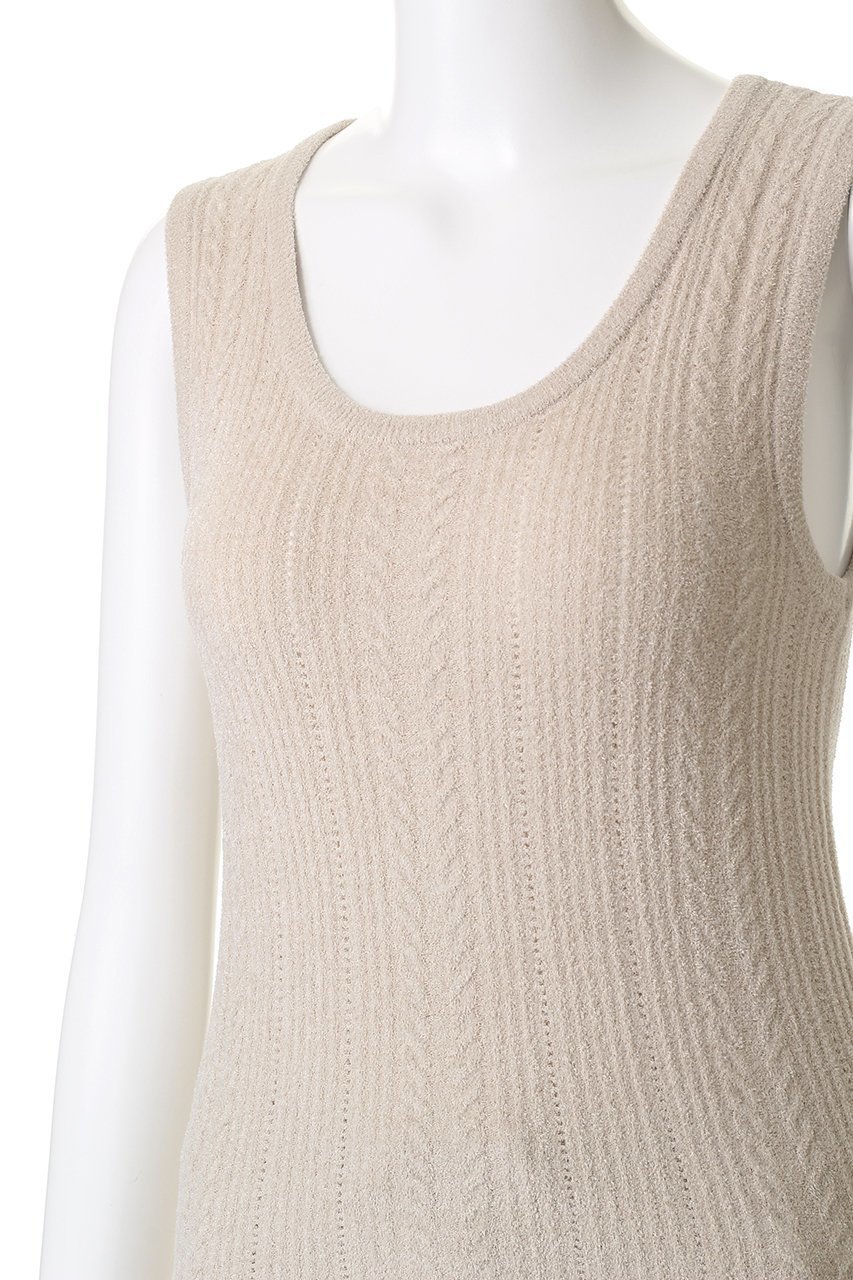 【ベアフット ドリームズ/BAREFOOT DREAMS】のコージーシックウルトラライト ケーブル ニット タンクトップ 人気、トレンドファッション・服の通販 founy(ファニー) 　ファッション　Fashion　レディースファッション　Fashion for Women　トップス・カットソー　Cut & Sew Tops　ニット　Knit Tops & Sweaters　カジュアルプルオーバー・ニットトップス　Pullovers & Knit Tops / Casual Pullovers　タンク　Tank Top, Sleeveless Top　バランス　Balance, Style Balance　フェミニン　Feminine, Girly　other-5|ID: prp329100004891891 ipo3291000000036566200