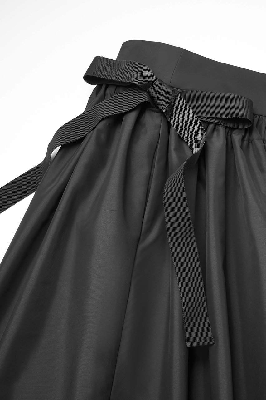 【デイジーリン/DAISY LIN】のSkirt “Tulip Ribbon” 大人の最旬トレンドファッション＆コーディネート founy(ファウニー) 　ファッション　Fashion　レディースファッション　Fashion for Women　スカート　Skirts　ギャザー　Gathered, Ruffled　ストレッチ　Stretch, Stretchy Fabric　タフタ　Taffeta, Structured Fabric　バイアス　Bias, Diagonal Cut　バルーン　Balloon, Balloon Silhouette　リボン　Ribbon, Bow　夏　Summer　秋　Autumn　軽量　Lightweight, Ultra Light　other-4|ID: prp329100004891907 ipo3291000000036566330