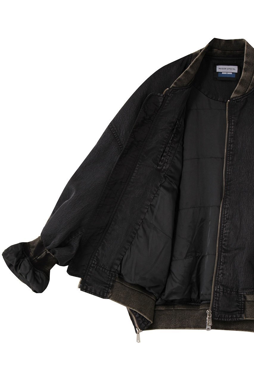 【メゾンスペシャル/MAISON SPECIAL】の【UNISEX】加工MA-1 大人の最旬トレンドファッション＆コーディネート founy(ファウニー) 　ファッション　Fashion　レディースファッション　Fashion for Women　アウター　Coat / Outerwear Collection　レディースジャケット・軽アウター　Jackets　ブルゾンジャケット・スポーティアウター　Blouson Jackets　MA-1ジャケット　MA-1 Bomber Jackets / Flight Jackets　ユニセックス　Unisex, Genderless　ジャケット　Jacket, Outerwear　バランス　Balance, Style Balance　ブルゾン　Blouson, Bomber Jacket　other-6|ID: prp329100004891929 ipo3291000000036566514