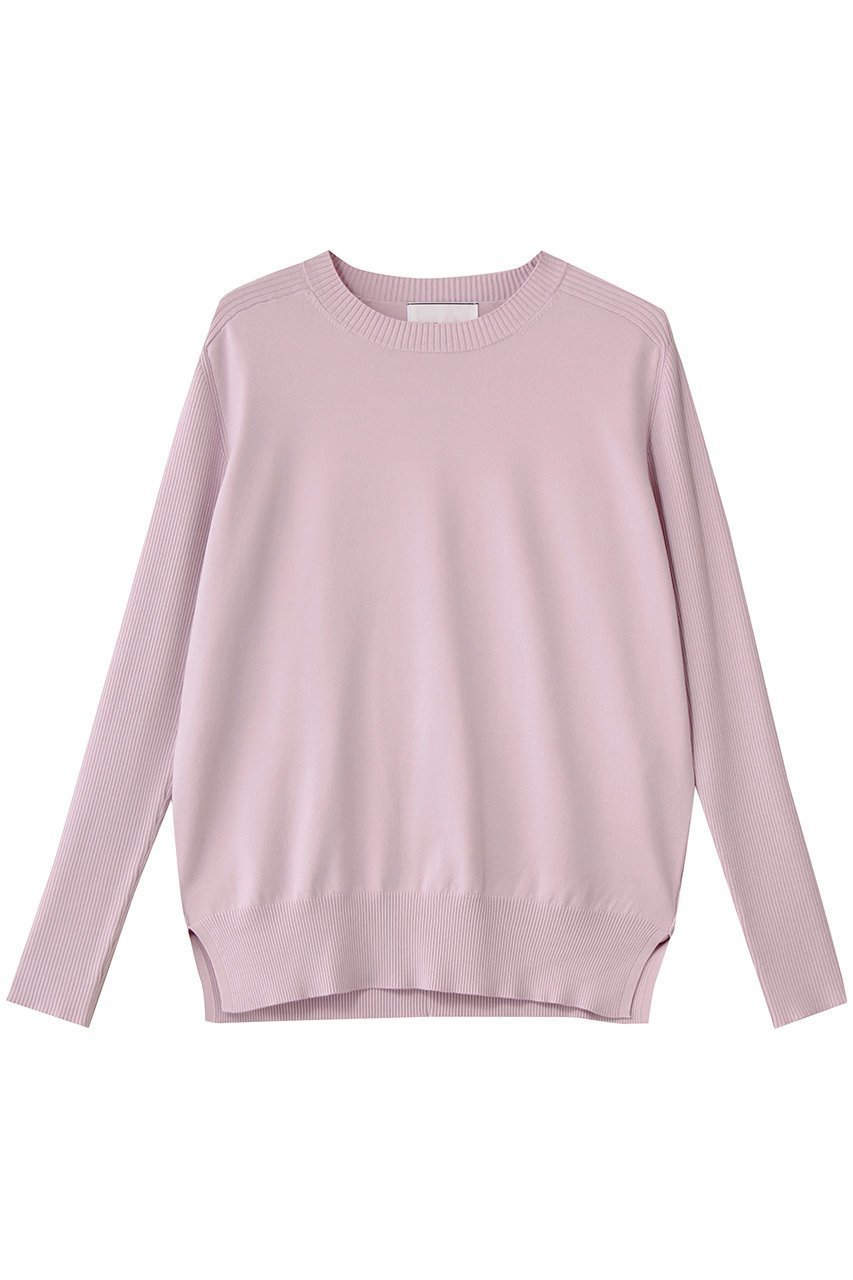 【ベイジ,/BEIGE,】のWILLOW(ウィロウ)/ストレッチクルーネックリブニット インテリア・キッズ・メンズ・レディースファッション・服の通販 founy(ファウニー) 　ファッション　Fashion　レディースファッション　Fashion for Women　トップス・カットソー　Cut & Sew Tops　ニット　Knit Tops & Sweaters　カジュアルプルオーバー・ニットトップス　Pullovers & Knit Tops / Casual Pullovers　インナー　Innerwear　コンパクト　Compact, Small Size　シンプル　Simple, Minimal　Lilac|ID: prp329100004891944 ipo3291000000036566639