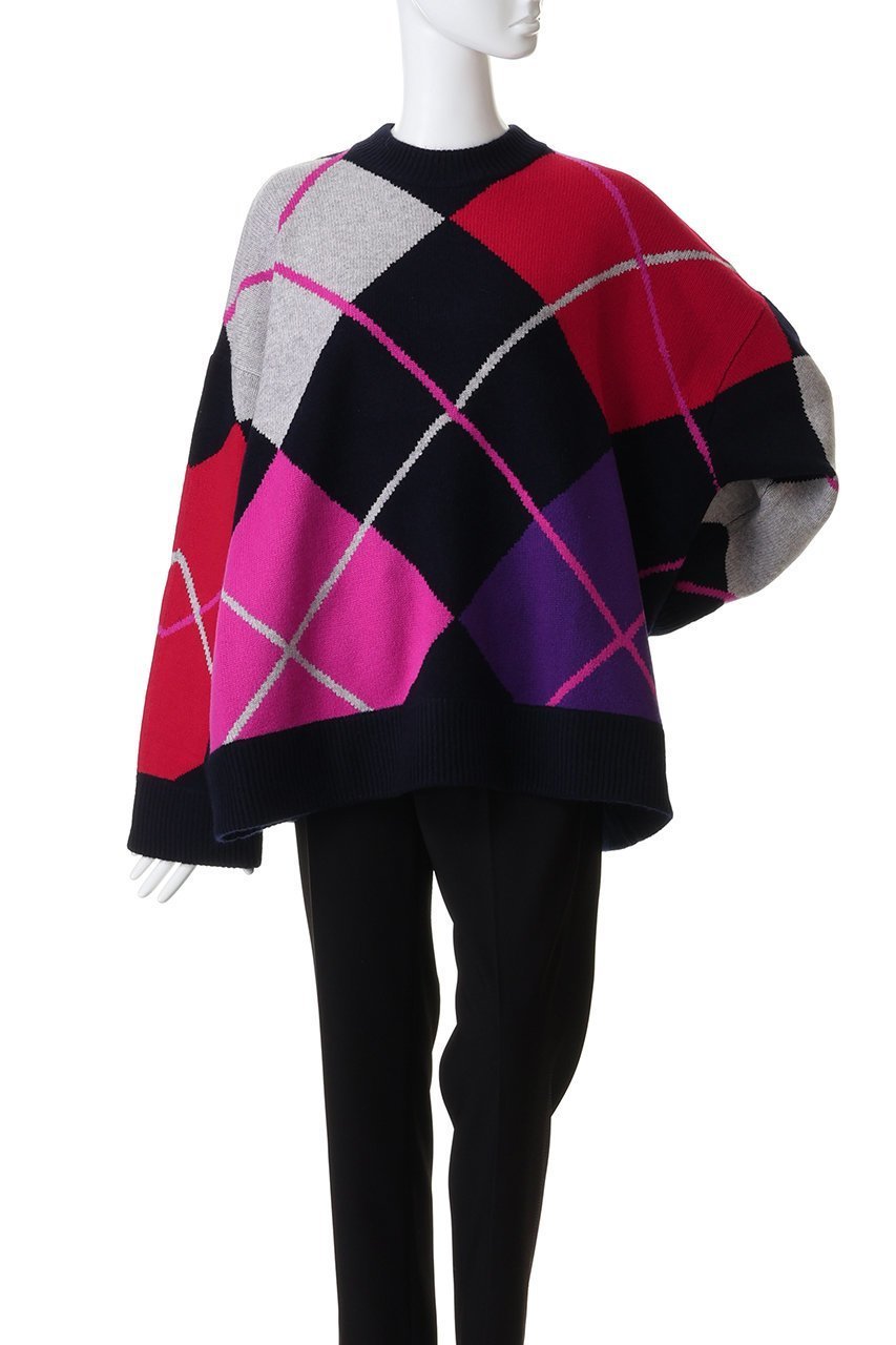 【ナゴンスタンス/nagonstans】のargyle knit pullover 大人の最旬トレンドファッション＆コーディネート founy(ファウニー) 　ファッション　Fashion　レディースファッション　Fashion for Women　トップス・カットソー　Cut & Sew Tops　ニット　Knit Tops & Sweaters　カジュアルプルオーバー・ニットトップス　Pullovers & Knit Tops / Casual Pullovers　other-2|ID: prp329100004892043 ipo3291000000036567397