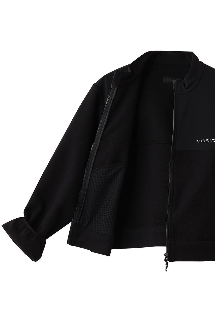 【オブシディアン/OBSIDIAN】のFLEECE×NYLON ZIP UP BLOUSON 人気、トレンドファッション・服の通販 founy(ファニー) 　ファッション　Fashion　レディースファッション　Fashion for Women　アウター　Coat / Outerwear Collection　ブルゾンジャケット・スポーティアウター　Blouson Jackets　スポーツウェア　Functional & Stylish Sportswear　スポーツ アウター　Sports Outerwear / Running Jacket / Windbreaker　ゴルフ　Golf　ショート　Short, Short Length　スポーツ　Sports, Activewear　バランス　Balance, Style Balance　other-6|ID: prp329100004892109 ipo3291000000036567911