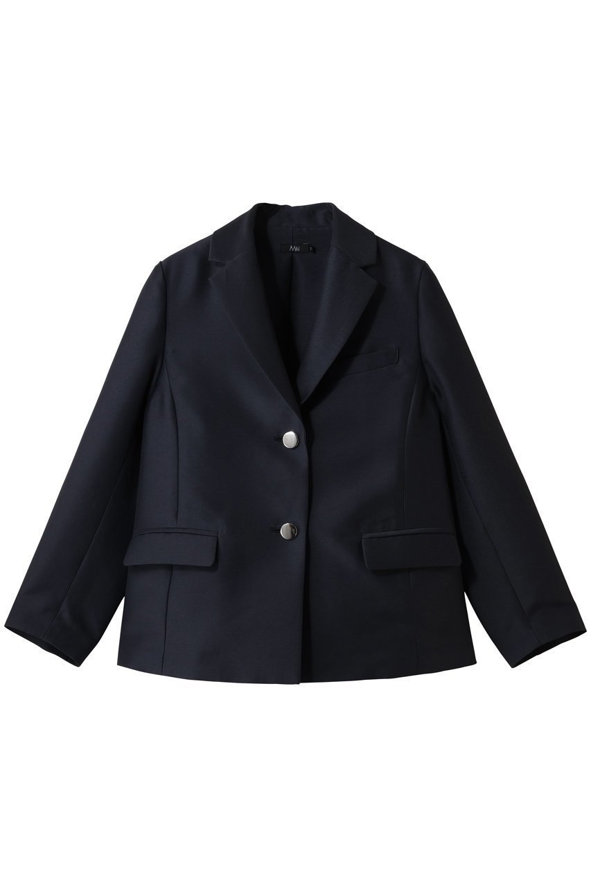 【エムフィル/M Fil】のエアフォームクロス テーラードジャケット インテリア・キッズ・メンズ・レディースファッション・服の通販 founy(ファウニー) 　ファッション　Fashion　レディースファッション　Fashion for Women　アウター　Coat / Outerwear Collection　レディースジャケット・軽アウター　Jackets　テーラードジャケット / 通勤・きれいめスタイル　Tailored Jackets & Blazers　エアリー　Airy Texture　オケージョン　Occasion Wear　ジャケット　Jacket, Outerwear　トレンド　Trend, Trending Now　バランス　Balance, Style Balance　メタル　Metal, Metal Parts　定番　Standard, Basic Item　軽量　Lightweight, Ultra Light　ネイビー|ID: prp329100004892118 ipo3291000000036567989
