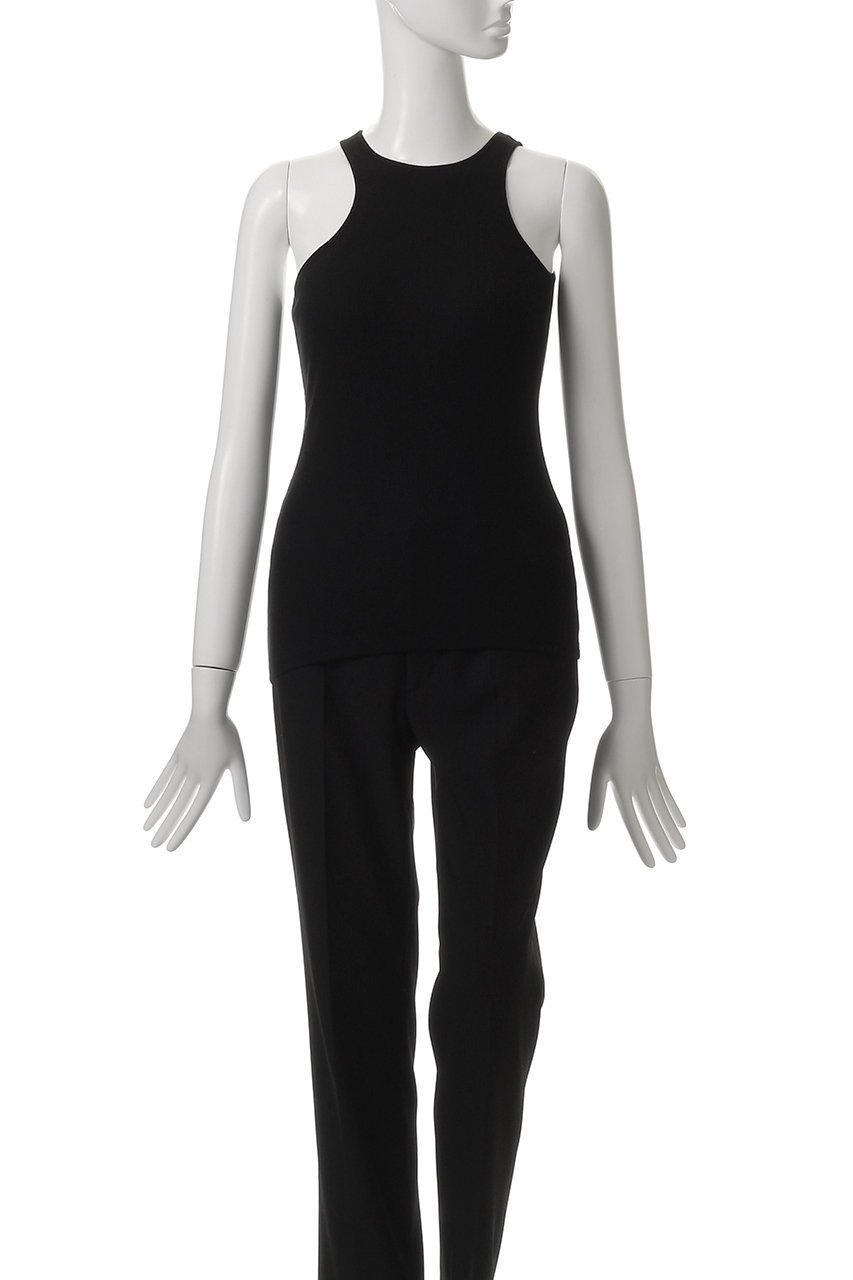 【スタニングルアー/STUNNING LURE】のイレギュラーネックタンク 人気、トレンドファッション・服の通販 founy(ファニー) 　ファッション　Fashion　レディースファッション　Fashion for Women　トップス・カットソー　Cut & Sew Tops　キャミソール&ノースリーブ　Camisoles & Sleeveless Tops　シャツ・ブラウス・オフィスカジュアル　Elegant Blouses & Button-Ups　ロングTシャツ・Tシャツ　Longline T-Shirts & Tees　カットソー・ベーシックTシャツ　Cut-and-Sewn Tops / Stretch Tees & Basics　なめらか　Smooth, Silky Texture　アシンメトリー　Asymmetrical Style　キャミソール　Camisole, Spaghetti Strap Top　タンク　Tank Top, Sleeveless Top　フィット　Fit, Slim Fit　定番　Standard, Basic Item　other-2|ID: prp329100004892122 ipo3291000000036568018