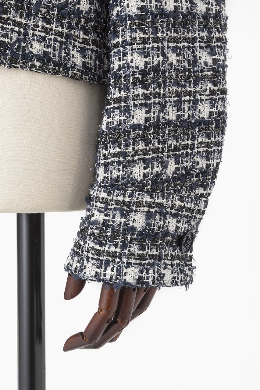 【オーヴィル/EAUVIRE】のミックスツイードジャケット 人気、トレンドファッション・服の通販 founy(ファニー) 　ファッション　Fashion　レディースファッション　Fashion for Women　アウター　Coat / Outerwear Collection　レディースジャケット・軽アウター　Jackets　コイン　Coin, Coin Design　ジャケット　Jacket, Outerwear　ツイード　Twill, Twill Weave　デニム　Denim, Jeans Material　バランス　Balance, Style Balance　フラップ　Flap, Flap Pocket　ポケット　Pocket, Pocket Detail　ミックス　Mix, Mixed Style　エレガント 上品　Elegant　日本製　Made In Japan　other-6|ID: prp329100004892153 ipo3291000000036568248