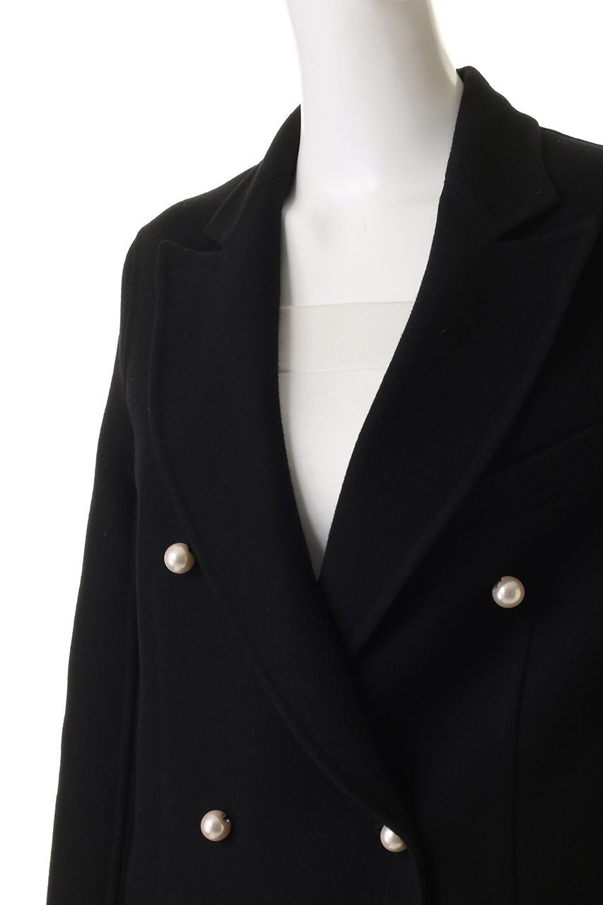 【マディソンブルー/MADISONBLUE】のPEARL CHESTER COAT MELTON パールチェスターコート 人気、トレンドファッション・服の通販 founy(ファニー) 　ファッション　Fashion　レディースファッション　Fashion for Women　アウター　Coat / Outerwear Collection　コート・ロングコート・ピーコート　Long Coats, Peacoats & More　チェスターコート・ロング丈アウター　Chester Coats / Chesterfield Long Coats　チェスターコート　Chester Coat, Long Coat　パール　Pearl, Pearl Accent　ロング　Long, Long-Length　定番　Standard, Basic Item　other-5|ID: prp329100004892197 ipo3291000000036568627