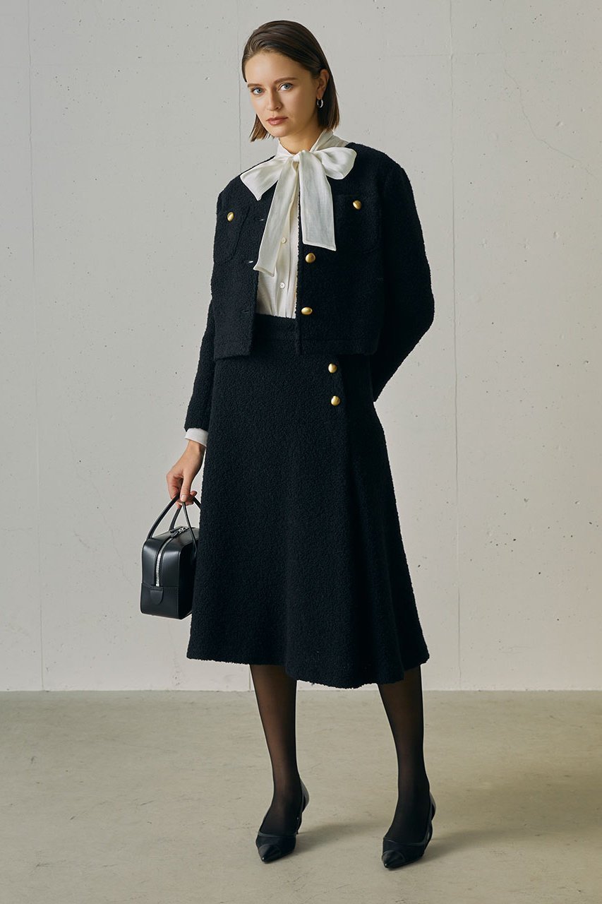 【ジェイドット/j.】のリングツイード Aラインスカート 人気、トレンドファッション・服の通販 founy(ファニー) 　ファッション　Fashion　レディースファッション　Fashion for Women　スカート　Skirts　Aライン・フレアスカート　A-Line & Flared Skirts　ロングスカート　Long Skirts / Maxi & Midi Skirts　エレガント 上品　Elegant　ツイード　Twill, Twill Weave　リュクス　Luxury, Elegant, High-End, Chic　ロング　Long, Long-Length　other-8|ID: prp329100004892200 ipo3291000000036568657