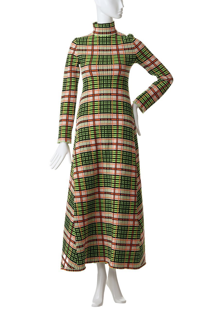 【ナゴンスタンス/nagonstans】のknit dress 人気、トレンドファッション・服の通販 founy(ファニー) 　ファッション　Fashion　レディースファッション　Fashion for Women　ワンピース　Dresses　フォーマル・パーティードレス・結婚式用ドレス　Elegant & Casual Dresses　チュニック　Tunic Tops & Dresses　チェック　Check, Plaid, Tartan　チュニック　Tunic, Long Top　ドレス　Dress, One-Piece　フィット　Fit, Slim Fit　ロング　Long, Long-Length　other-2|ID: prp329100004892235 ipo3291000000036568907