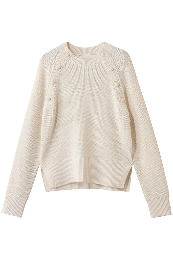 【ベイジ,/BEIGE,】のHELIODOR(ヘリオドール)/ スポンディッシュマリンボタンニット インテリア・キッズ・メンズ・レディースファッション・服の通販 founy(ファウニー) https://founy.com/ ファッション Fashion レディースファッション Fashion for Women トップス・カットソー Cut & Sew Tops ニット Knit Tops & Sweaters カジュアルプルオーバー・ニットトップス Pullovers & Knit Tops / Casual Pullovers ショルダー Shoulder, Shoulder Strap スリット Slit, Slit Detail スリーブ Sleeve, Long Sleeve / Short Sleeve ロング Long, Long-Length |ID: prp329100004892272 ipo3291000000036569217