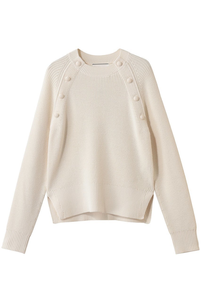 【ベイジ,/BEIGE,】のHELIODOR(ヘリオドール)/ スポンディッシュマリンボタンニット 大人の最旬トレンドファッション＆コーディネート founy(ファウニー) 　ファッション　Fashion　レディースファッション　Fashion for Women　トップス・カットソー　Cut & Sew Tops　ニット　Knit Tops & Sweaters　カジュアルプルオーバー・ニットトップス　Pullovers & Knit Tops / Casual Pullovers　ショルダー　Shoulder, Shoulder Strap　スリット　Slit, Slit Detail　スリーブ　Sleeve, Long Sleeve / Short Sleeve　ロング　Long, Long-Length　 other-1|ID: prp329100004892272 ipo3291000000036569217