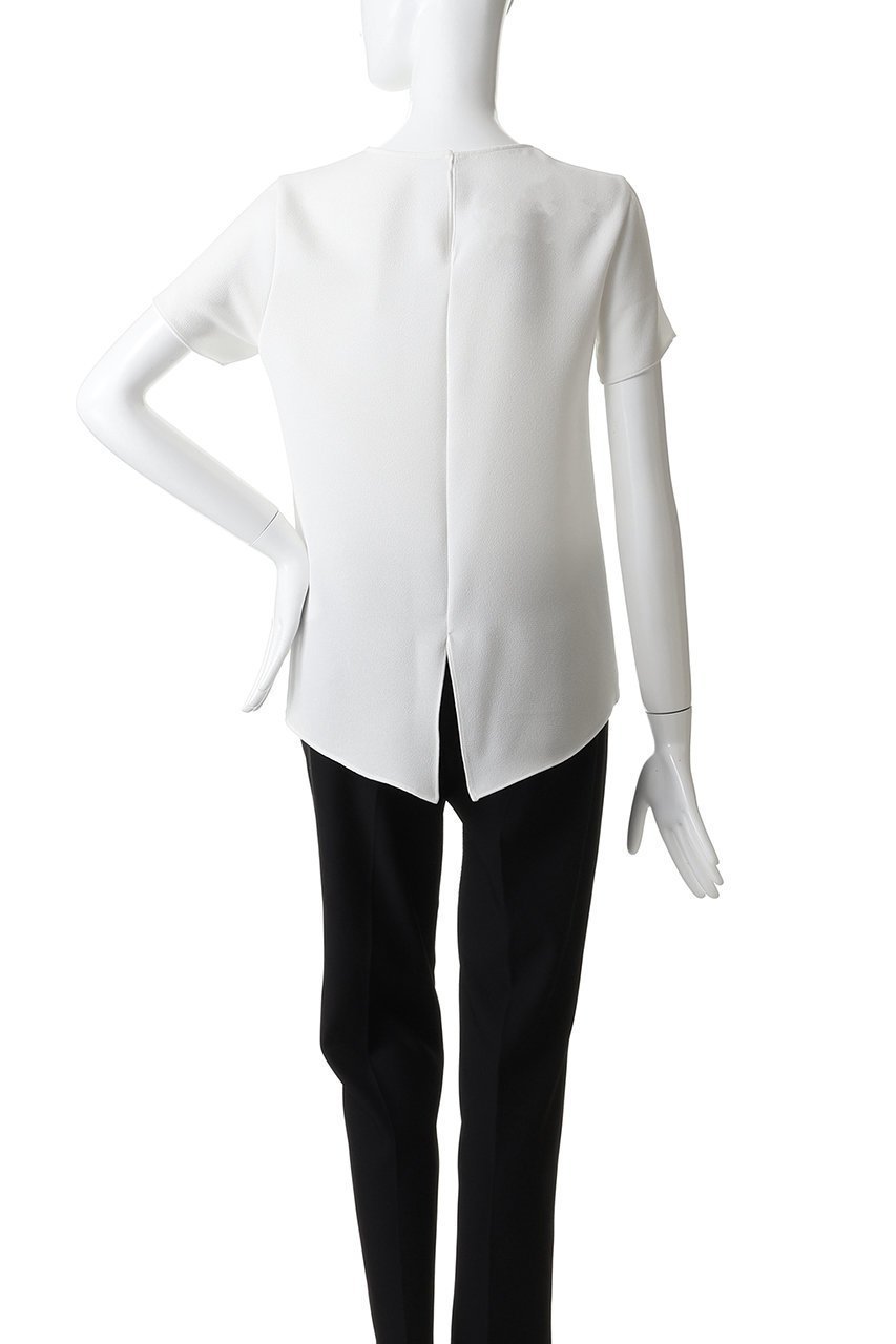 【ベイジ,/BEIGE,】のSHELBY(シェルビー)/クルーネックショートスリーブブラウス 人気、トレンドファッション・服の通販 founy(ファニー) 　ファッション　Fashion　レディースファッション　Fashion for Women　トップス・カットソー　Cut & Sew Tops　シャツ・ブラウス・オフィスカジュアル　Elegant Blouses & Button-Ups　おすすめ　Recommended / Our Picks　カーディガン　Cardigan, Knitwear　ショート　Short, Short Length　ジャケット　Jacket, Outerwear　スリーブ　Sleeve, Long Sleeve / Short Sleeve　ハーフ　Half, Half-Length　other-4|ID: prp329100004892284 ipo3291000000036569309