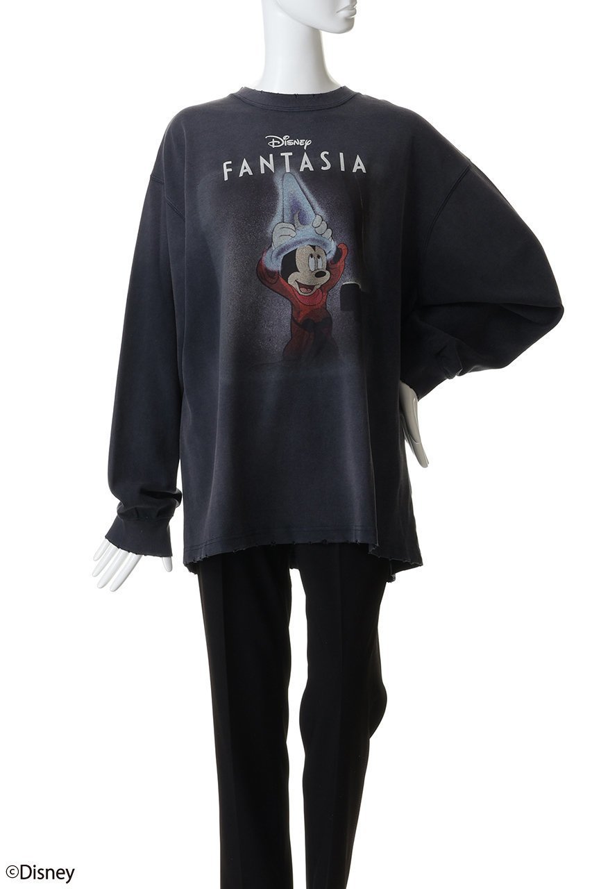 【メゾンスペシャル/MAISON SPECIAL】の【UNISEX】【MOVIE SERIES】「FANTASIA」-HAT-ロングスリーブTシャツ 人気、トレンドファッション・服の通販 founy(ファニー) 　ファッション　Fashion　レディースファッション　Fashion for Women　トップス・カットソー　Cut & Sew Tops　シャツ・ブラウス・オフィスカジュアル　Elegant Blouses & Button-Ups　ロングTシャツ・Tシャツ　Longline T-Shirts & Tees　カットソー・ベーシックTシャツ　Cut-and-Sewn Tops / Stretch Tees & Basics　キャップ&ハット　Hats & Caps　ユニセックス　Unisex, Genderless　キャラクター　Character, Licensed Characters　クラシック　Classic, Timeless Style　グラフィック　Graphic, Graphic Design　ショルダー　Shoulder, Shoulder Strap　スリーブ　Sleeve, Long Sleeve / Short Sleeve　トレンド　Trend, Trending Now　ドロップ　Drop Shoulder, Dropped Style　プリント　Print, Printed Pattern　ユーズド　Used, Vintage-Look　リアル　Real, Realistic　ロング　Long, Long-Length　ヴィンテージ　Vintage Style　other-2|ID: prp329100004892289 ipo3291000000036569351