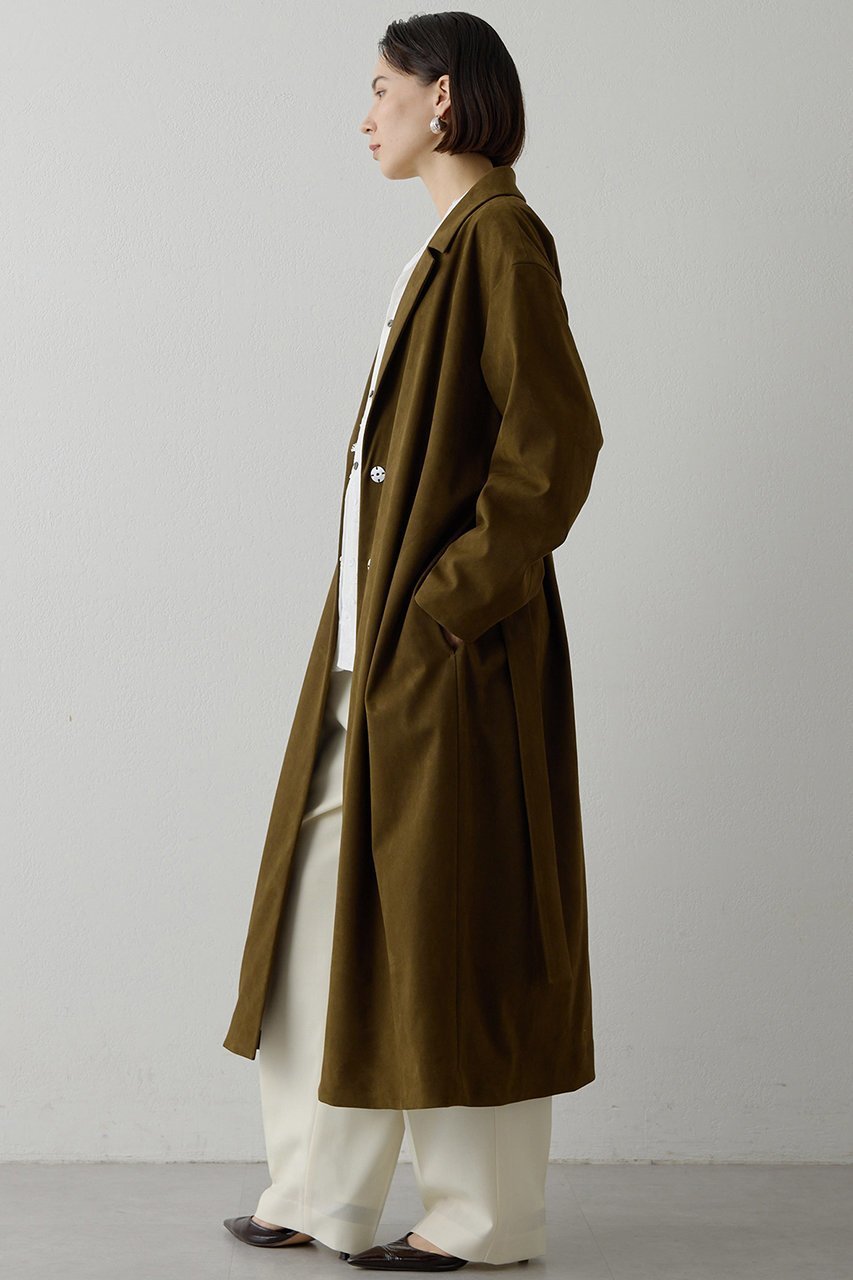 【ウィムガゼット/Whim Gazette】のスエードライクコート 人気、トレンドファッション・服の通販 founy(ファニー) ファッション Fashion レディースファッション Fashion for Women アウター Coat / Outerwear Collection コート・ロングコート・ピーコート Long Coats, Peacoats & More シンプル Simple, Minimal ロング Long, Long-Length エレガント 上品 Elegant 軽量 Lightweight, Ultra Light other-2|ID: prp329100004892366 ipo3291000000036570019