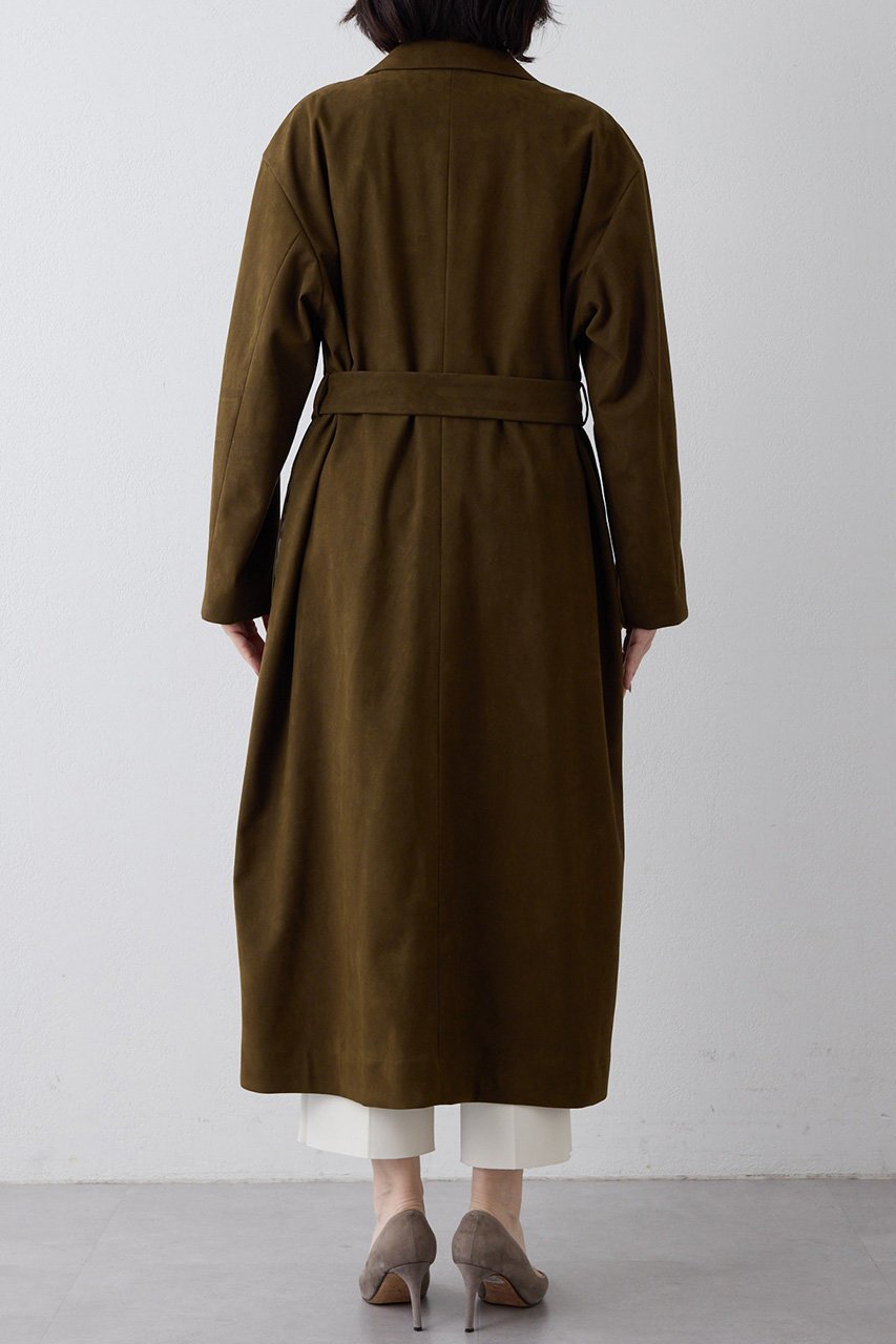【ウィムガゼット/Whim Gazette】のスエードライクコート 人気、トレンドファッション・服の通販 founy(ファニー) ファッション Fashion レディースファッション Fashion for Women アウター Coat / Outerwear Collection コート・ロングコート・ピーコート Long Coats, Peacoats & More シンプル Simple, Minimal ロング Long, Long-Length エレガント 上品 Elegant 軽量 Lightweight, Ultra Light other-7|ID: prp329100004892366 ipo3291000000036570024