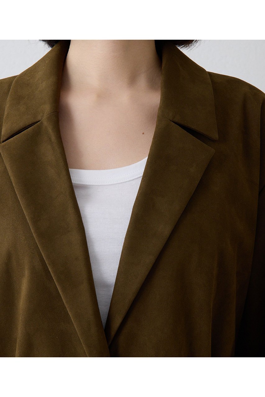 【ウィムガゼット/Whim Gazette】のスエードライクコート 人気、トレンドファッション・服の通販 founy(ファニー) ファッション Fashion レディースファッション Fashion for Women アウター Coat / Outerwear Collection コート・ロングコート・ピーコート Long Coats, Peacoats & More シンプル Simple, Minimal ロング Long, Long-Length エレガント 上品 Elegant 軽量 Lightweight, Ultra Light other-8|ID: prp329100004892366 ipo3291000000036570025